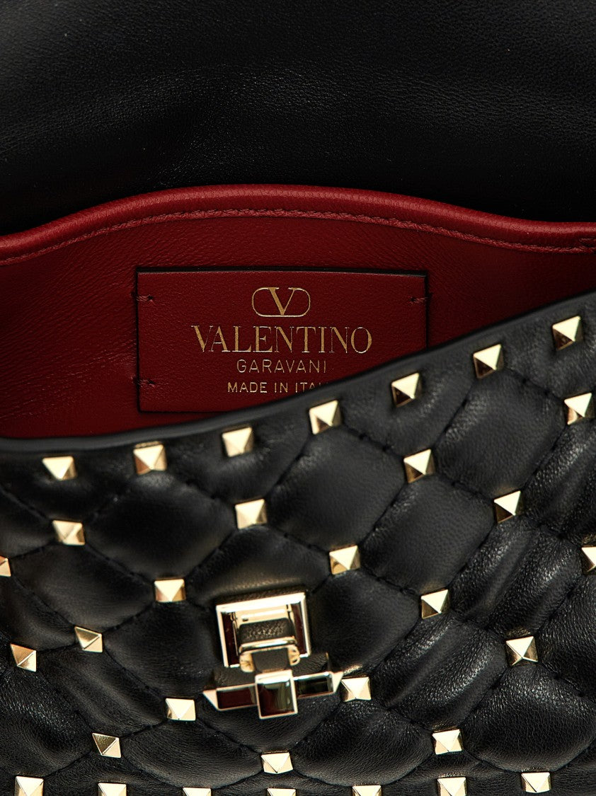 Valentino Garavani Quilted Nappa Leather Rockstud Spike Handbag