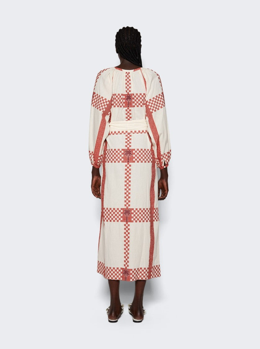 Johanna Ortiz Geometric Goddess Shipibo Dress