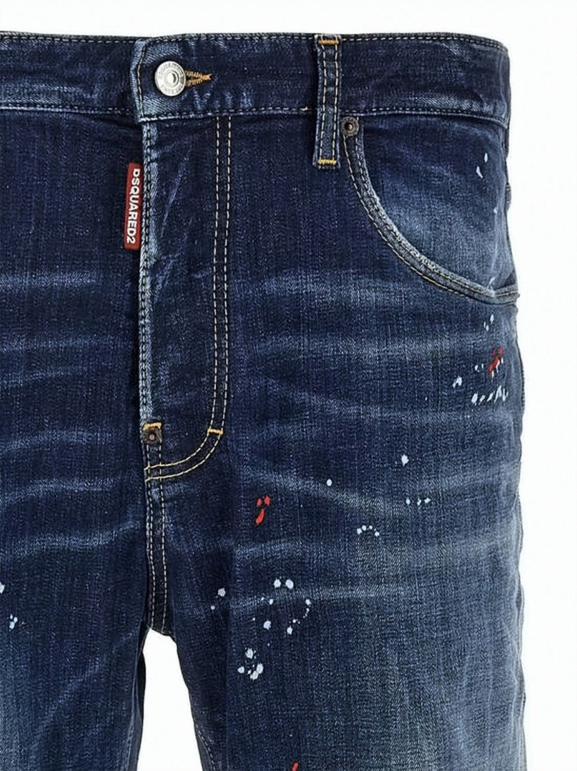 Dsquared2 Slim Fit Distressed Denim Pants