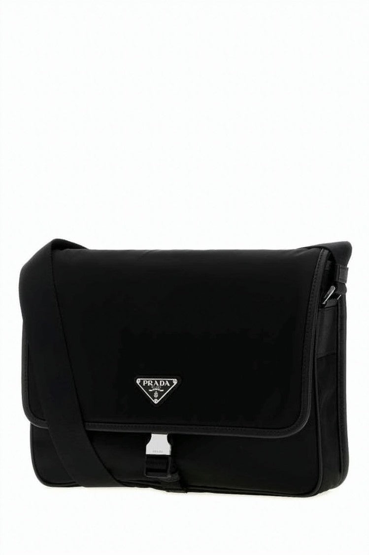 Prada Rectangular Crossbody Bag With Flap Closure