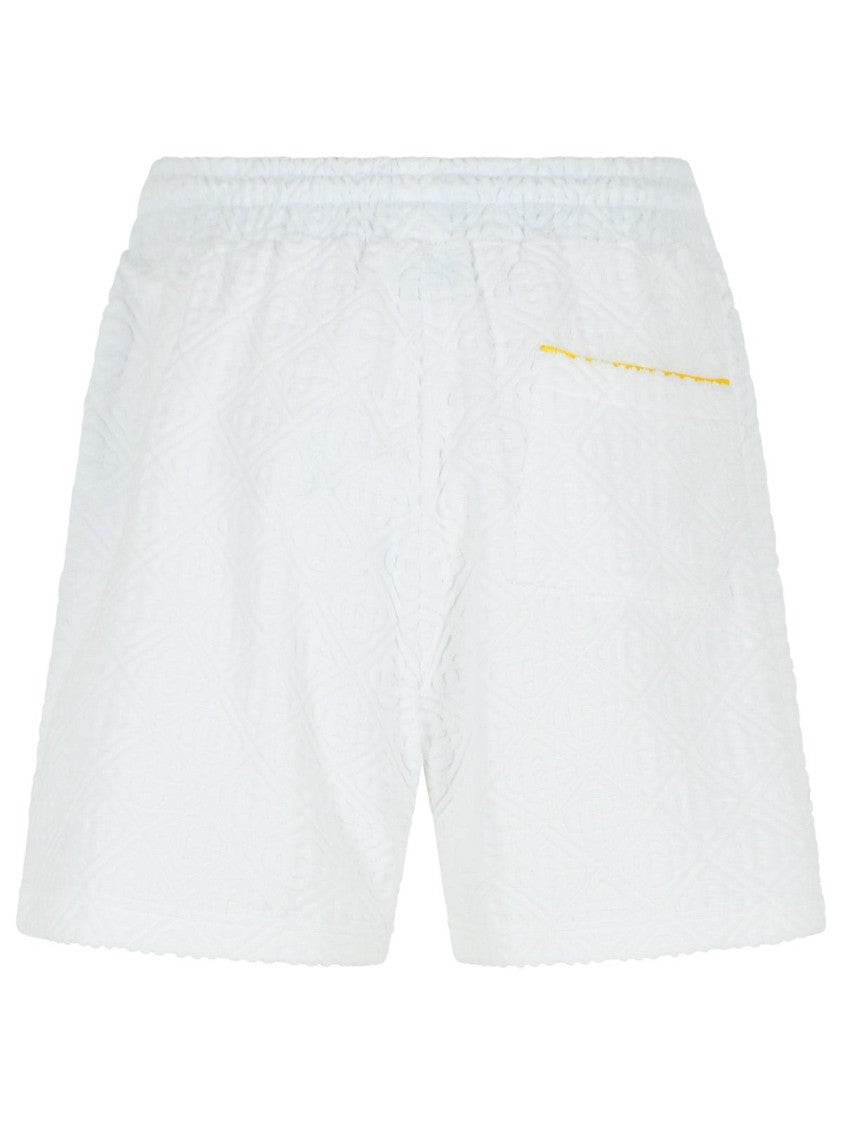 Casablanca Jacquard Cotton Blend Terry Shorts