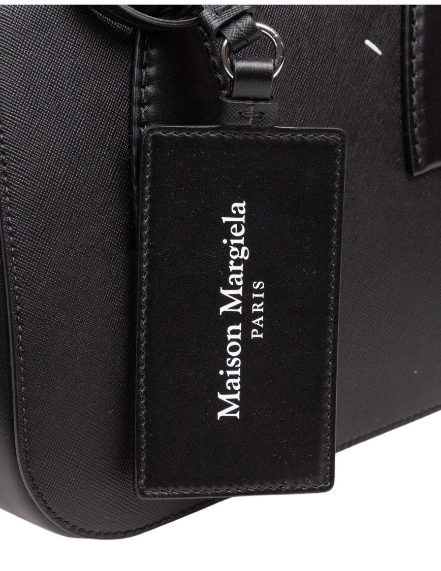 Maison Margiela Black Leather Handbag