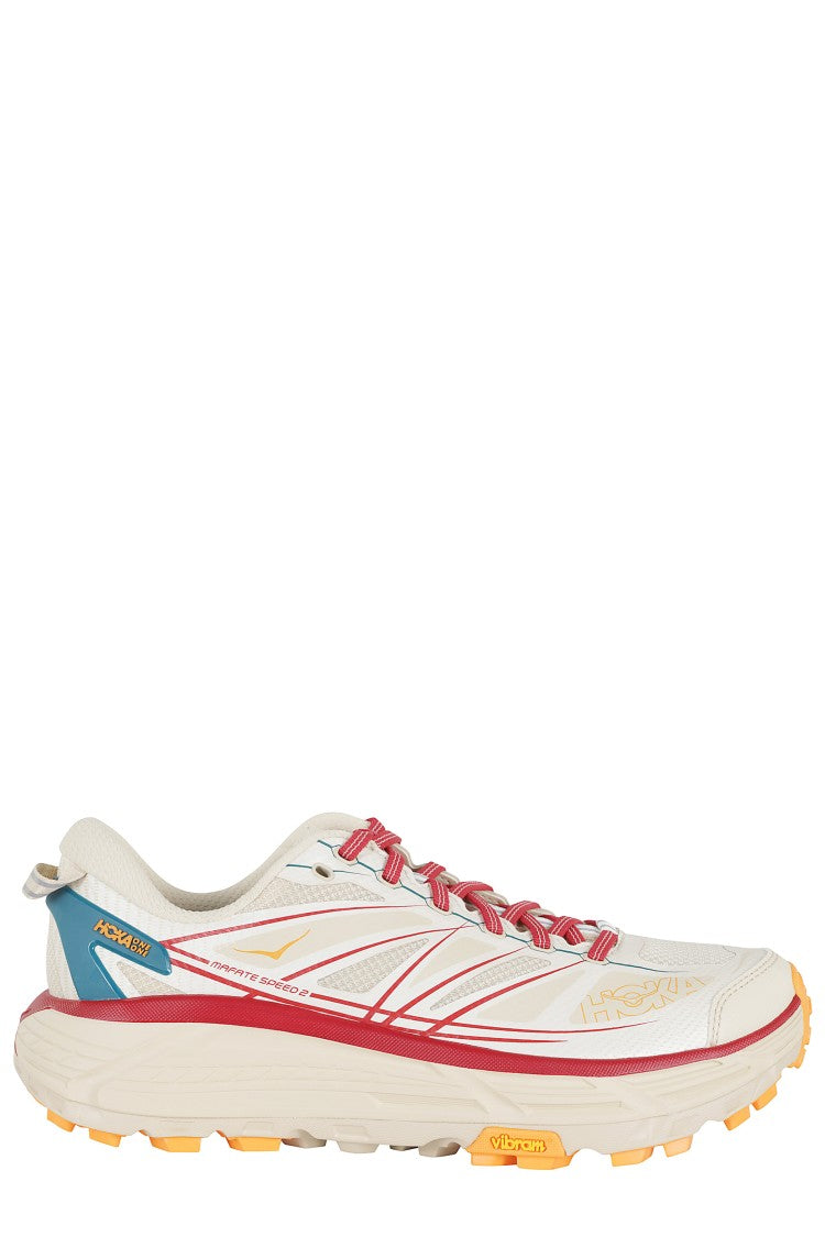 Hoka Red Orange U Mafate Speed 2 Mesh Polyester Sneakers