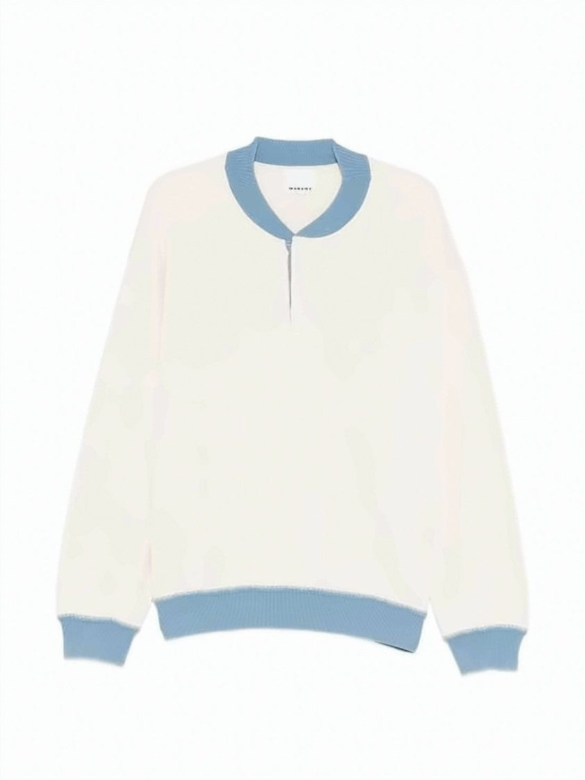 Isabel Marant Relaxed-Fit Long-Sleeve Pullover Top With Ribbed Details