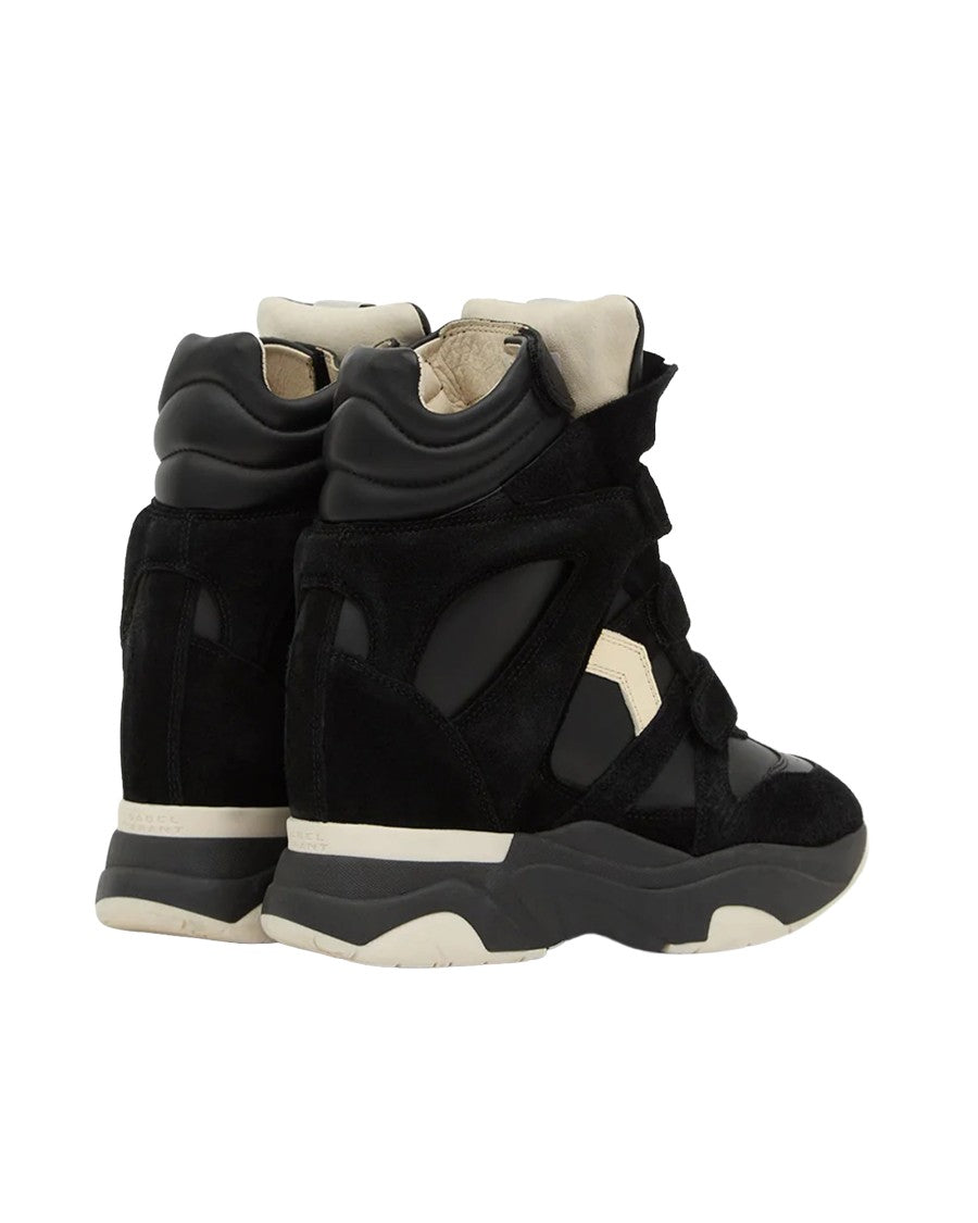 Isabel Marant Black Balskee Suede Sneakers