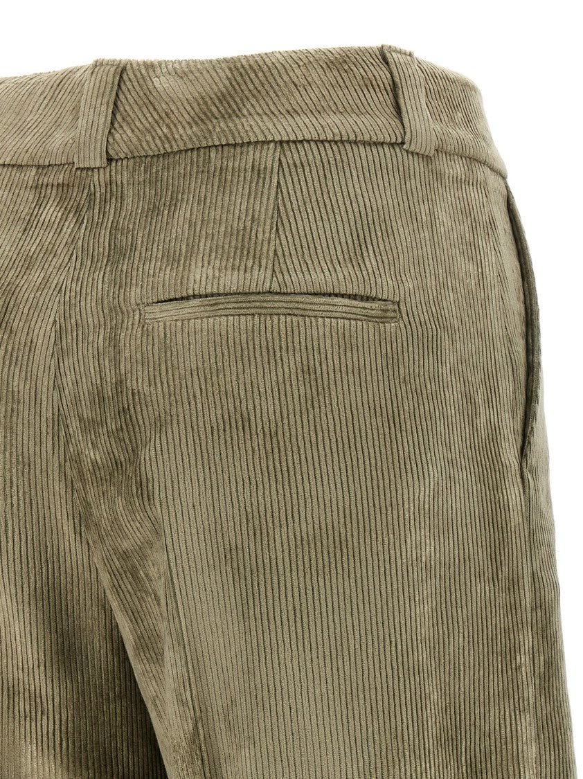 Peserico Textured Stripe Corduroy Trousers