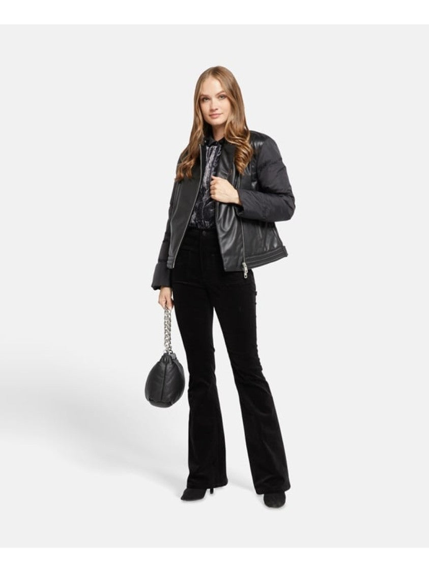 Emporio Armani Hybrid Leather Caban Jacket