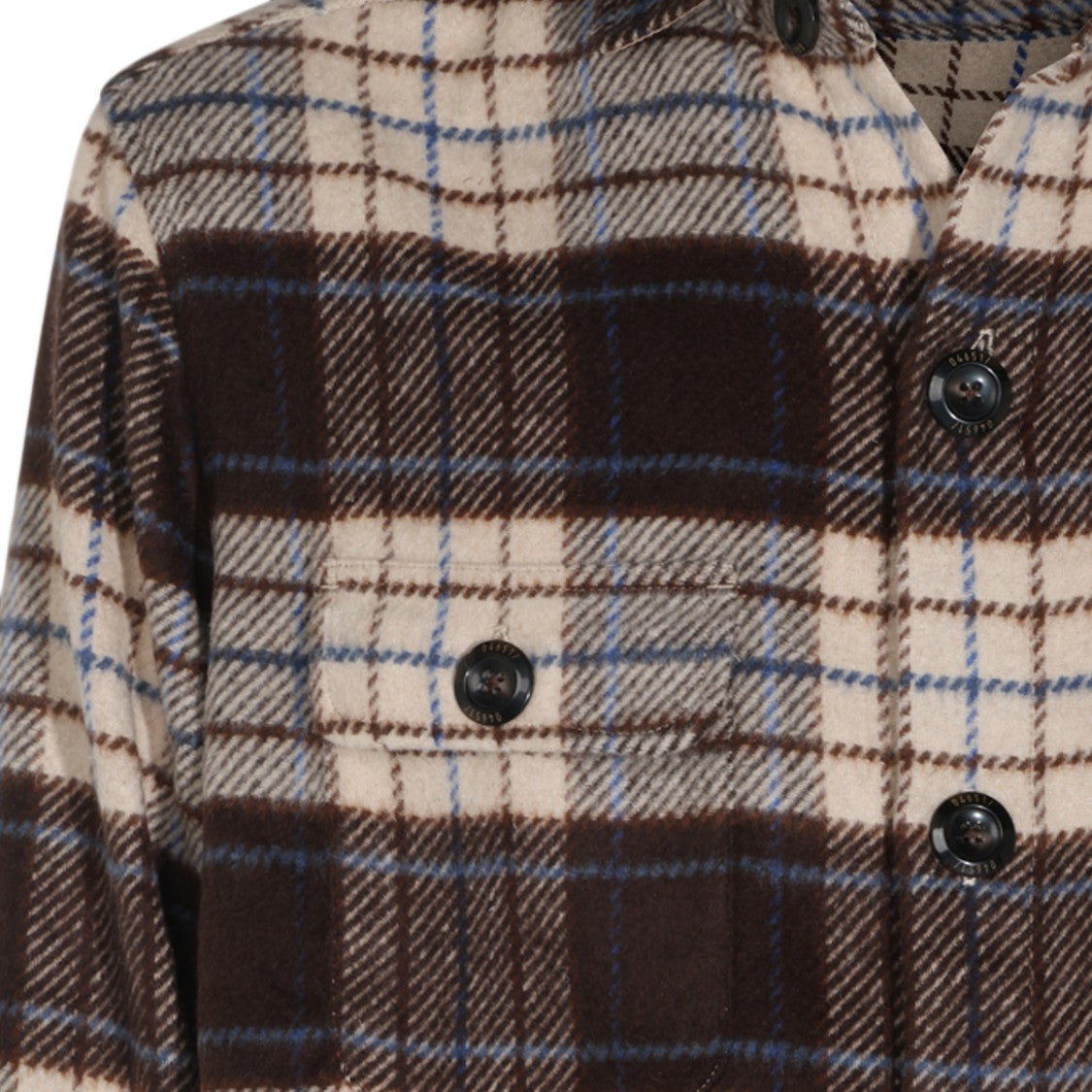 04651/A Trip In A Bag Plaid Chest Pocket Structured Collar Shirt
