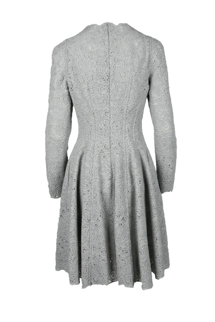 Ermanno Scervino Macramé Dress - Grey