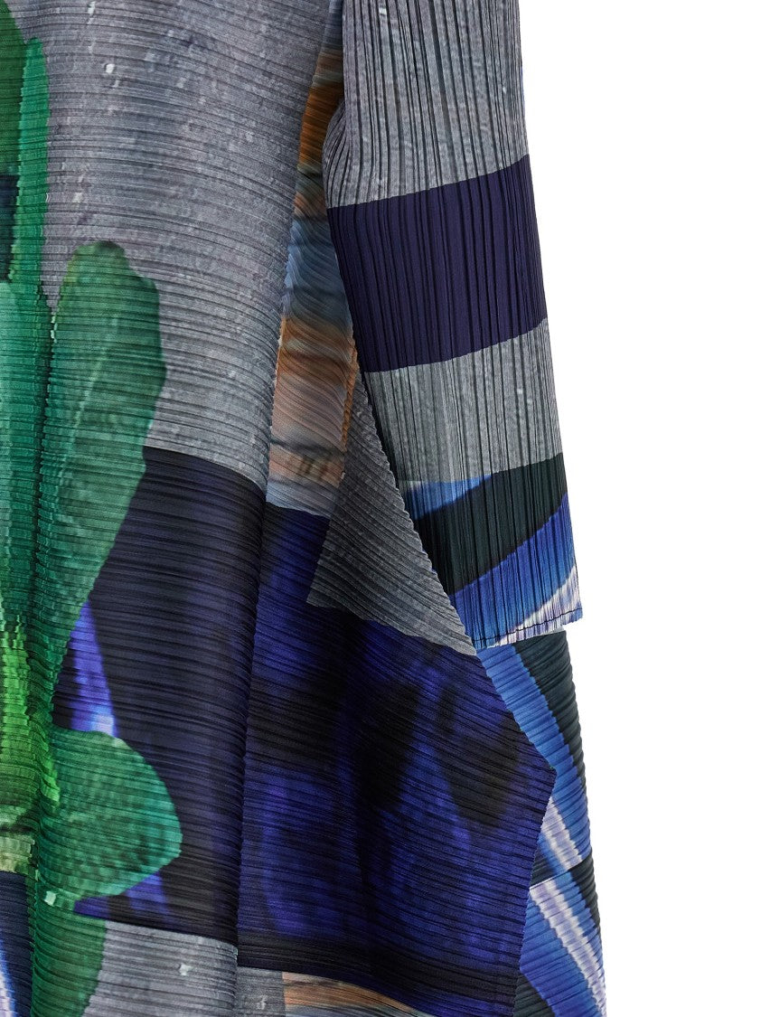 Pleats Please Issey Miyake City Collage' Dress