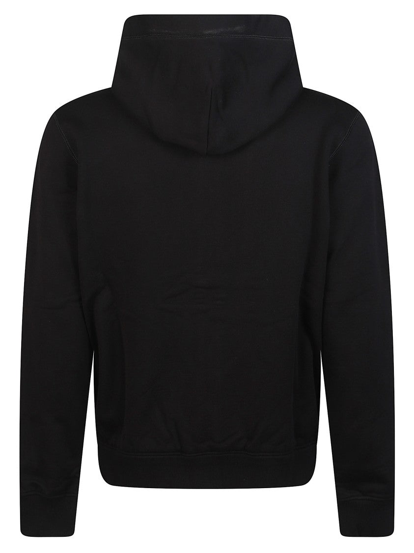 Dolce & Gabbana Black Minimalist Zippered Hoodie