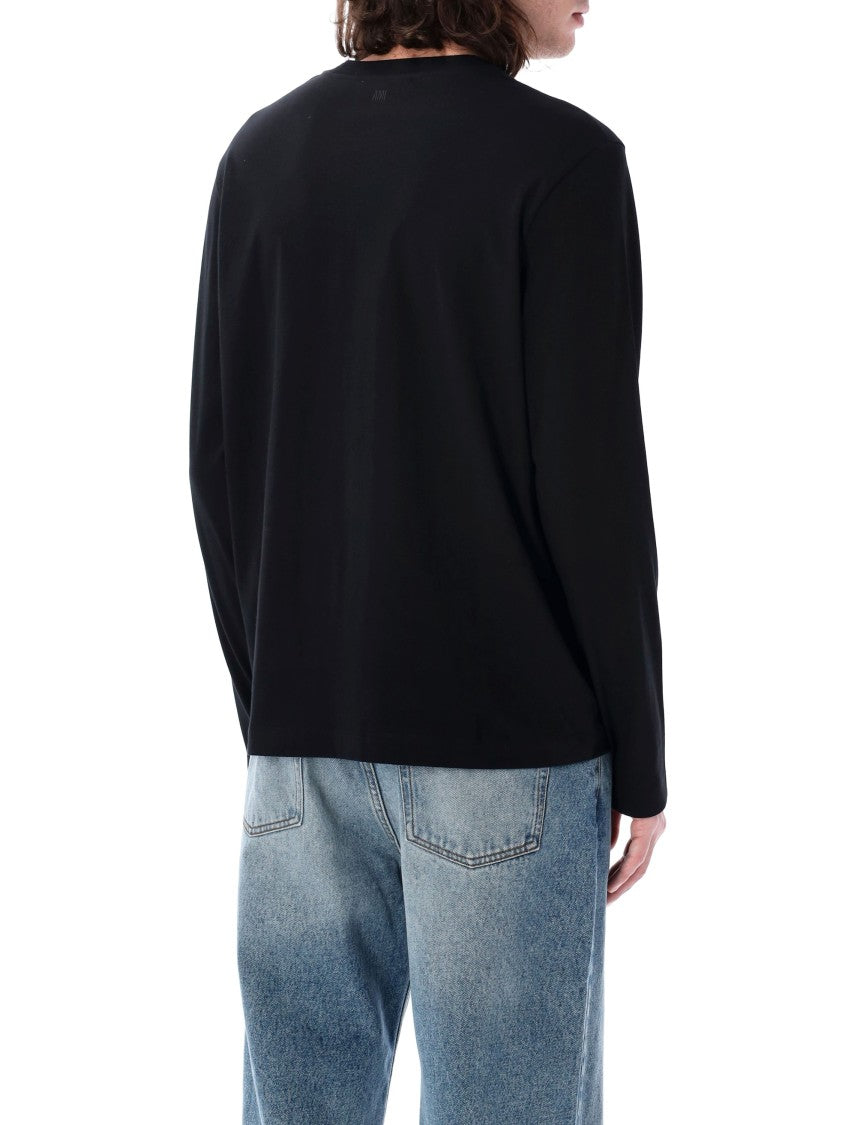 Ami Paris Long-Sleeve De Coeur T-Shirt