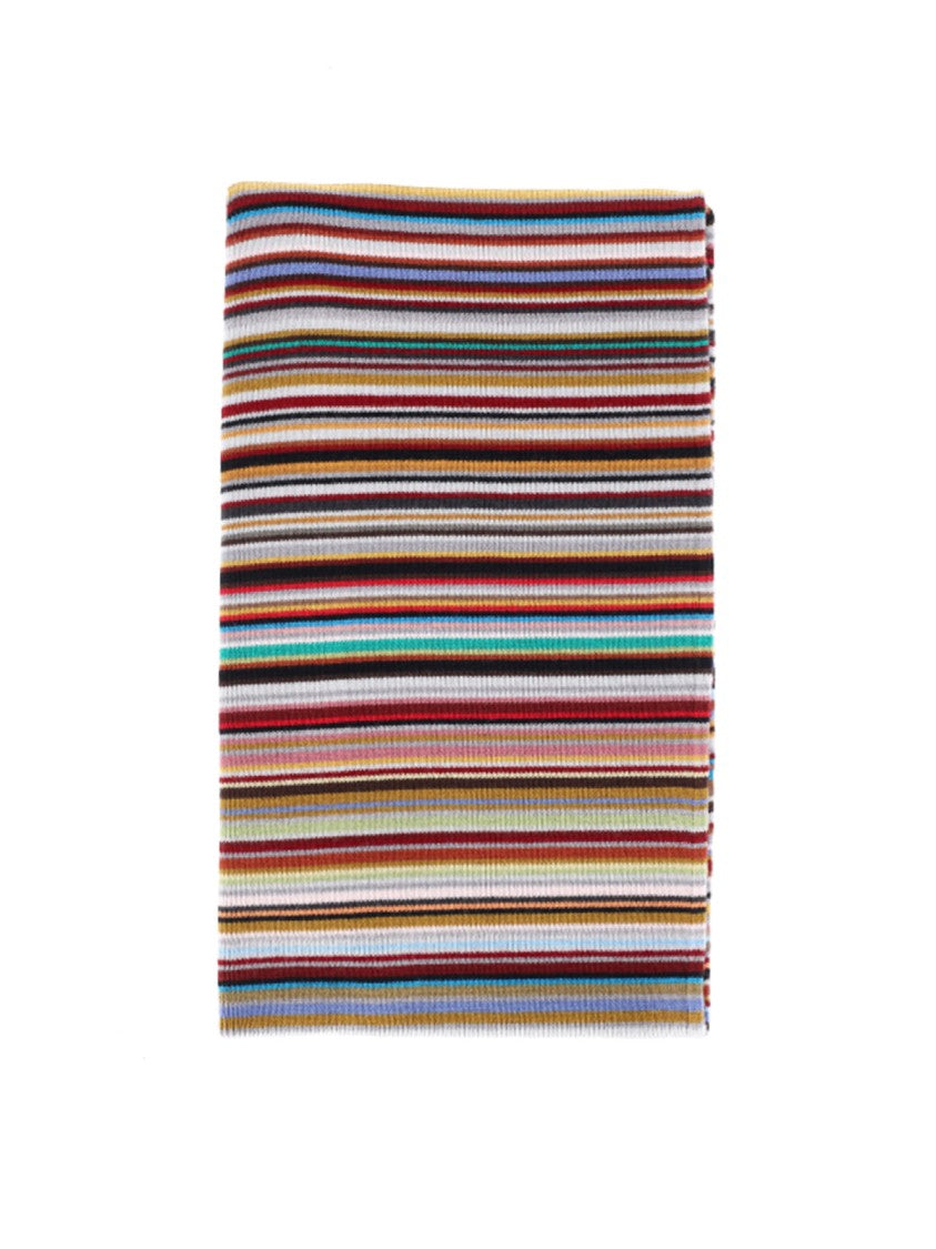 Paul Smith Multicolor Signature Stripe Merino Wool Scarf
