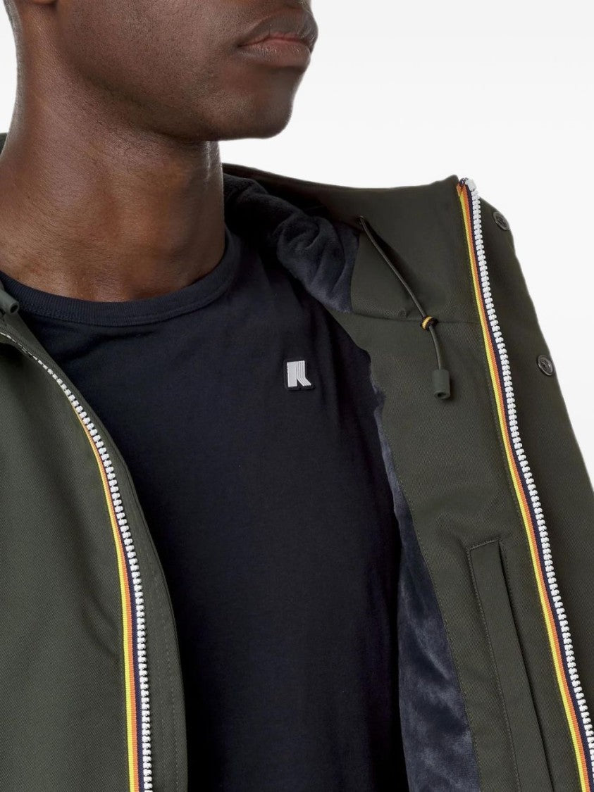K-Way Jacko Twill Marmotta Hooded Jacket
