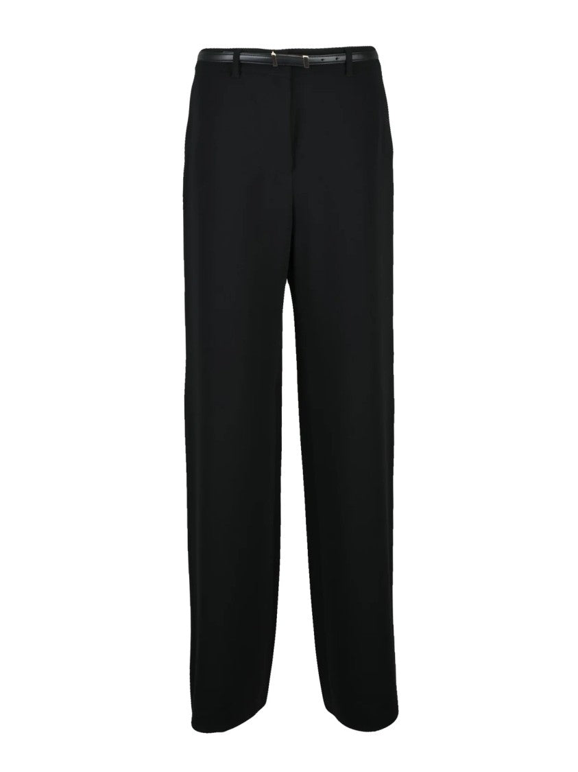 Max Mara Straight-Leg Pants With Tailored Waistband And Discreet Pockets
