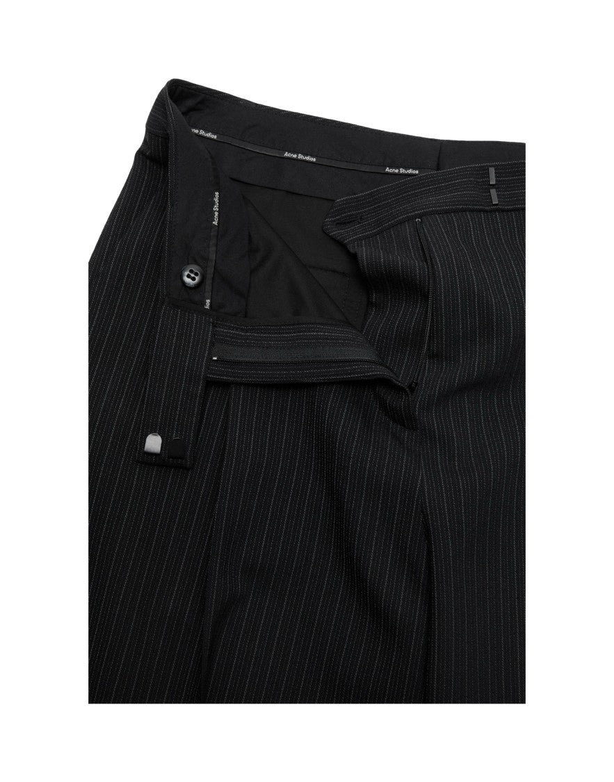 Acne Studios Vintage Black Wide-Leg Denim Pants