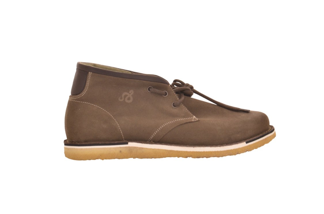 Iza Boa Comfort-Focused Brown Leather Shoes With Removable Insole