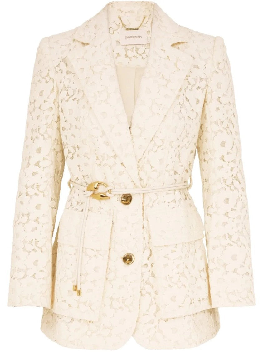 Zimmermann Illuminate Lace Blazer