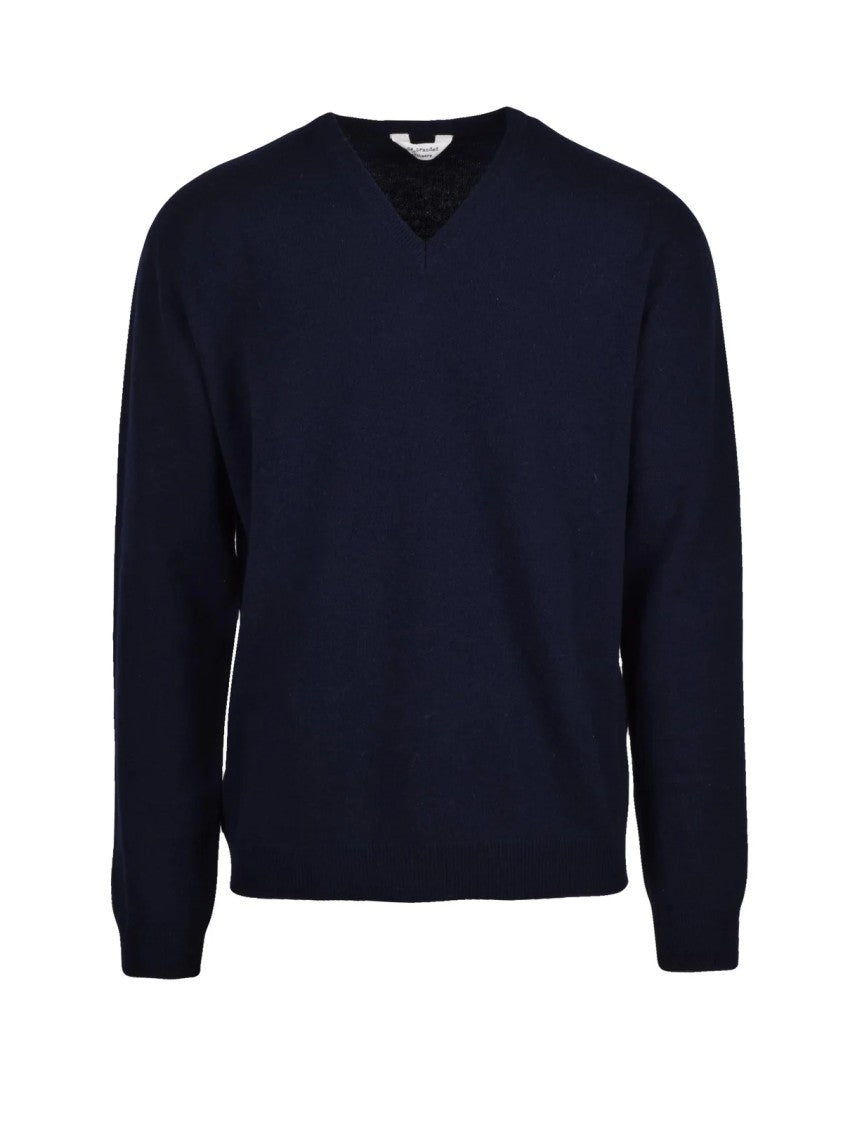 Re_Branded Cashmere-Blend V-Neck Sweater
