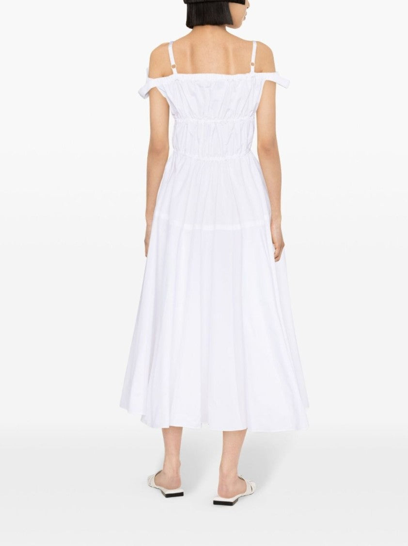Patou Off-Shoulder Midi Dress