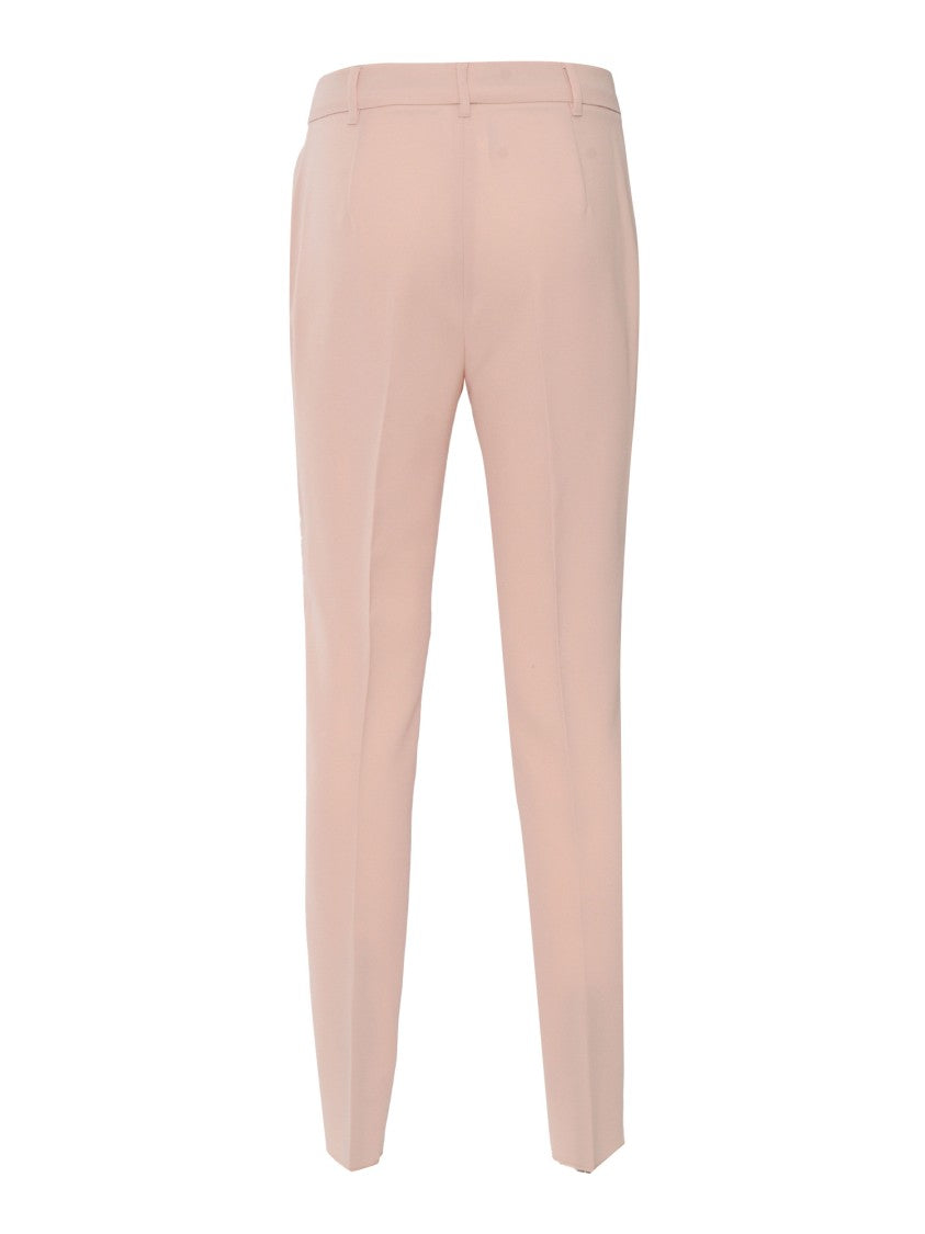 Max Mara Neutral Tailored Straight-Leg Pants
