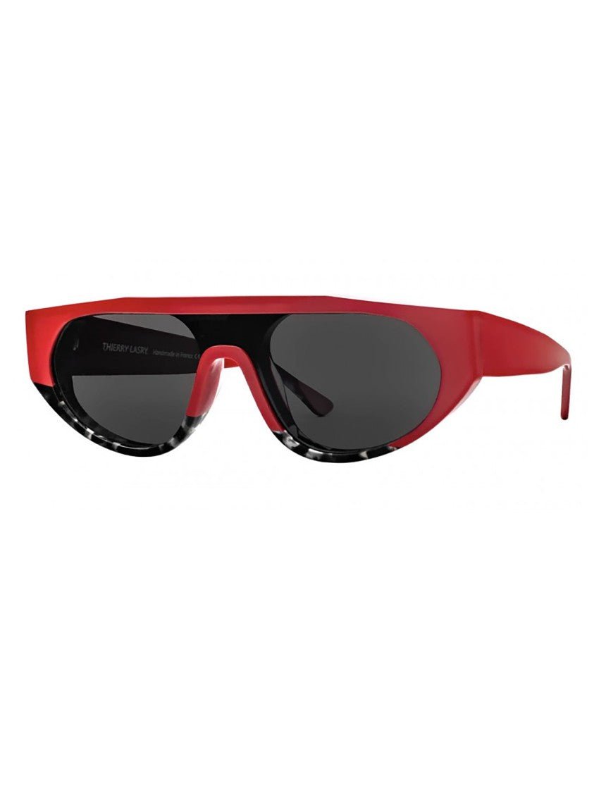 Thierry Lasry Bold Angular Frame Kanibaly Sunglasses