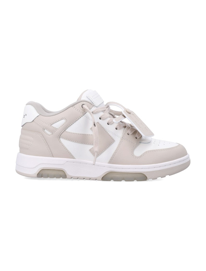 Off-White Perforated Out Of Office Low-Top Sneakers