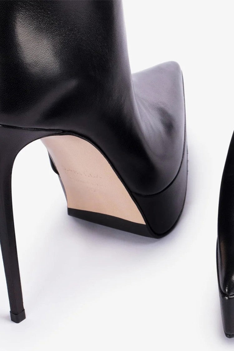 Lesilla Blue Calf Leather Boots