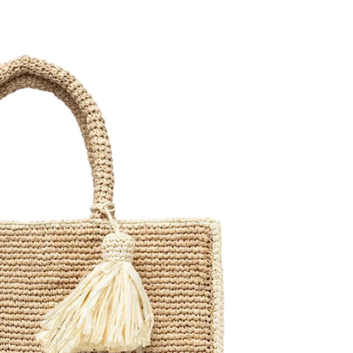 Mc2 Saint Barth Rectangular Raffia Bag With Subtle Logo Detail