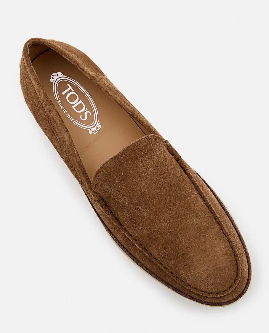 Tod's Rafia Rubber Loafers