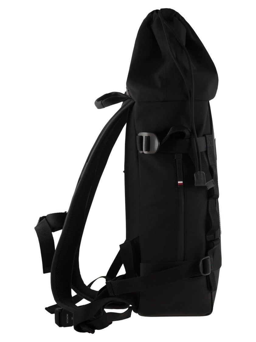 Moncler Grenoble Functional Black Water-Repellent Backpack