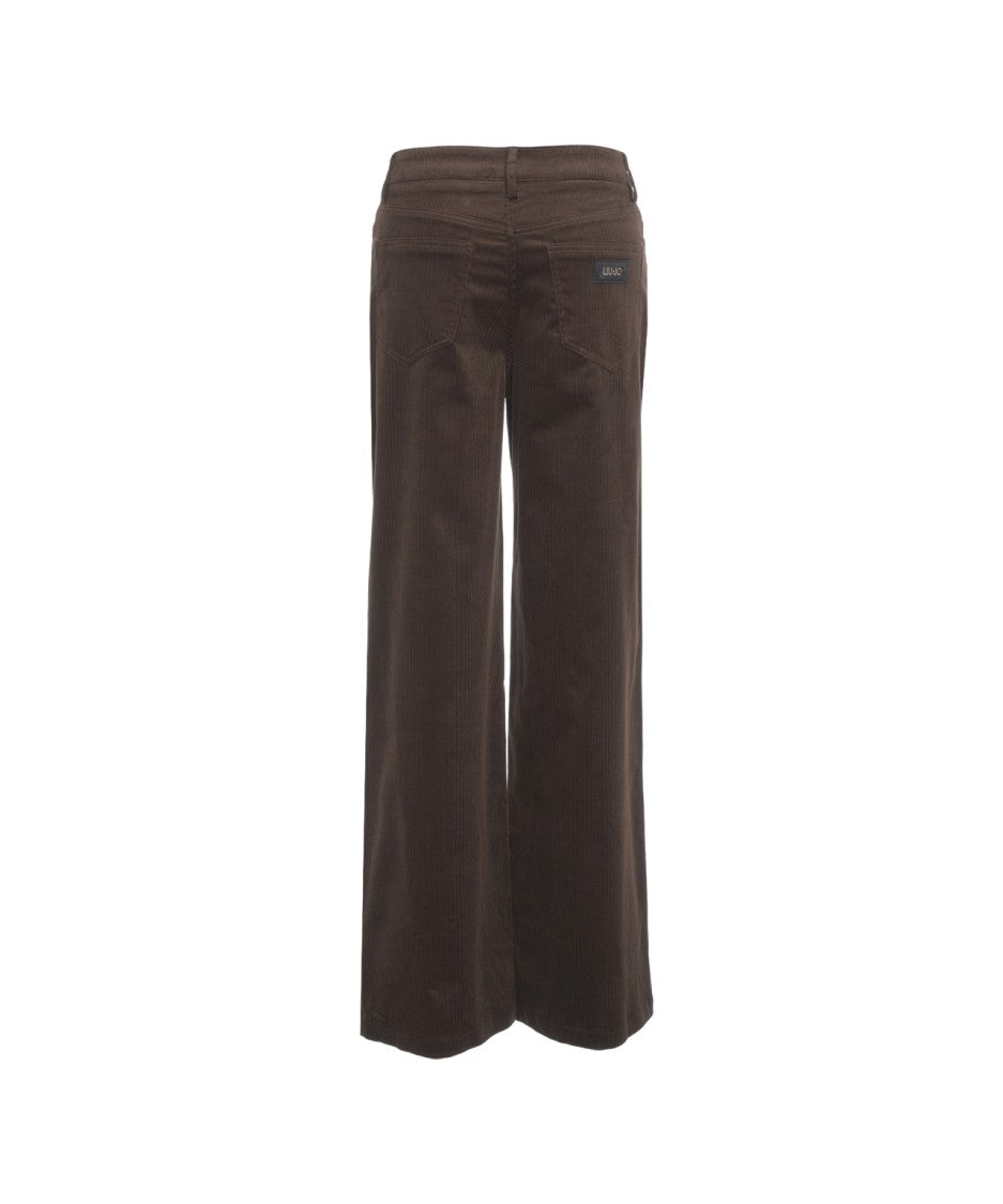 Liu Jo Ribbed Palazzo Pants