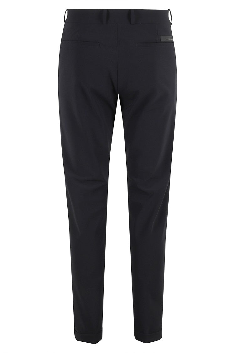 Rrd Black Slim Fit Stretch Technical Trouser