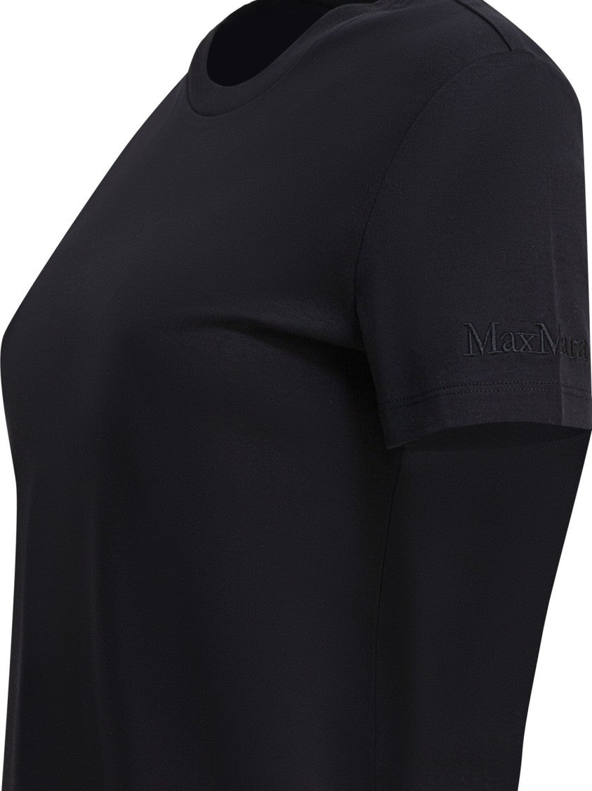 Max Mara Classic Short-Sleeved Black T-Shirt