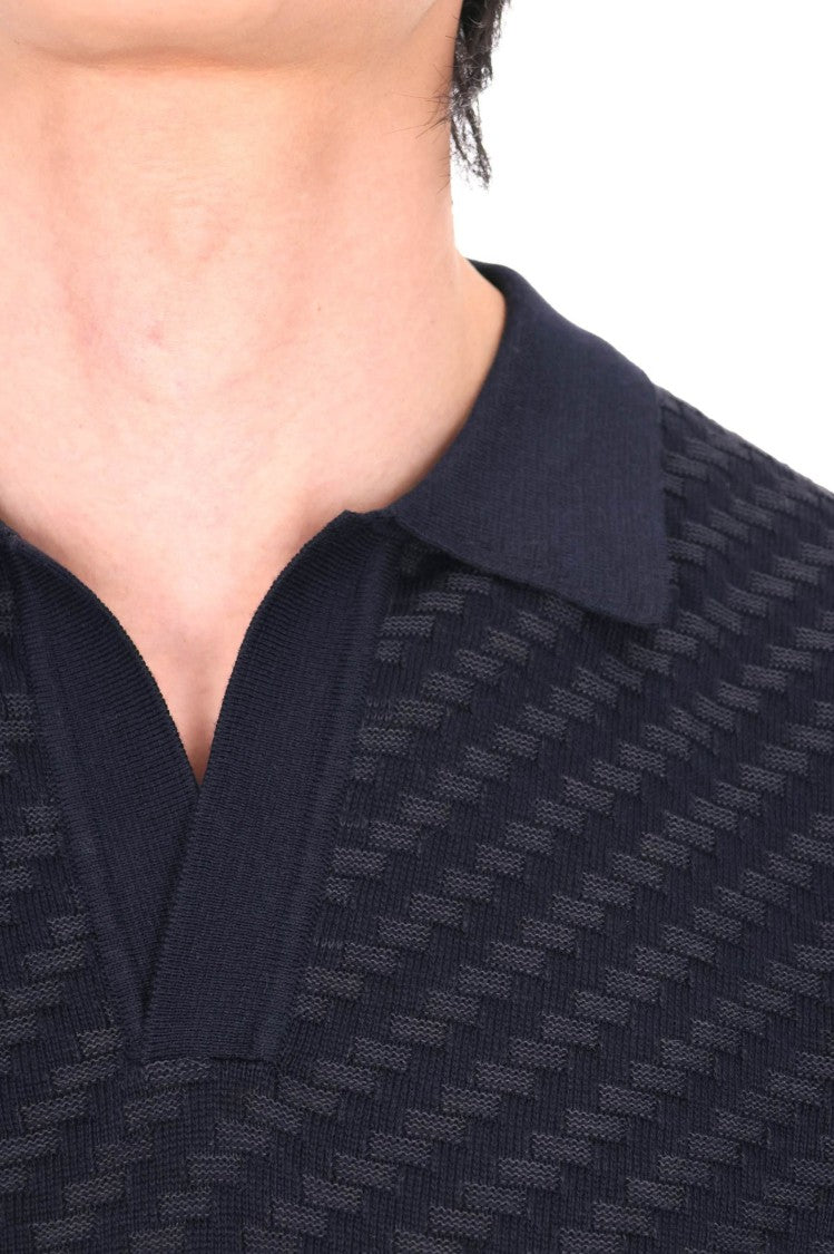 Orlebar Brown Horton Jacquard Silk-Cotton Polo Shirt