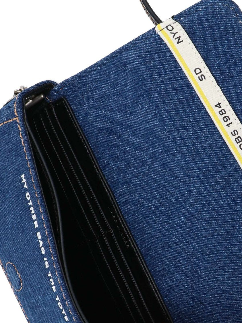 Marc Jacobs Mini Denim Bag "The Chain" – Blue