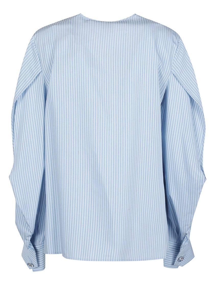 Pinko Beckah Light Blue Striped Blouse
