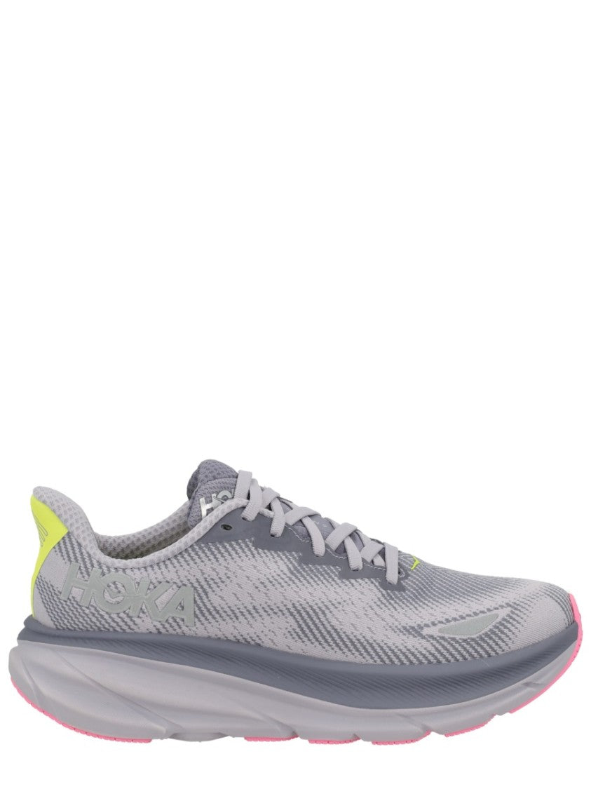 Hoka Grey Lightweight Cushioned Sneakers