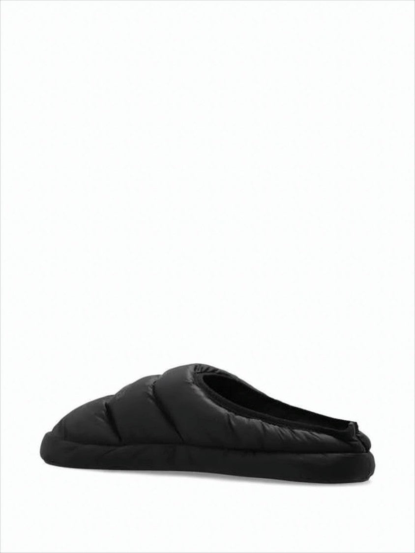 Balenciaga Padded Quilted Black Slippers With Soft Cushioned Upper