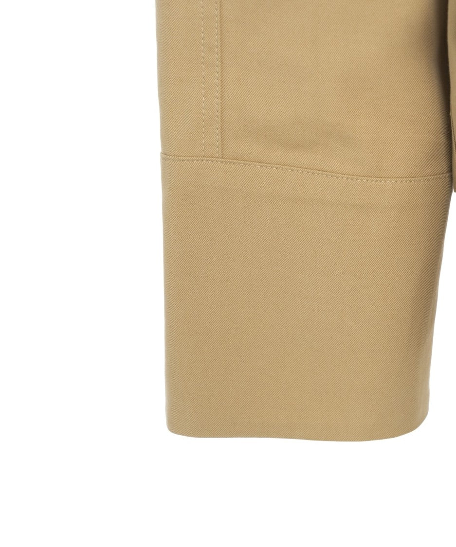 Liu Jo Brown Utility Jacket With Stand-Up Collar