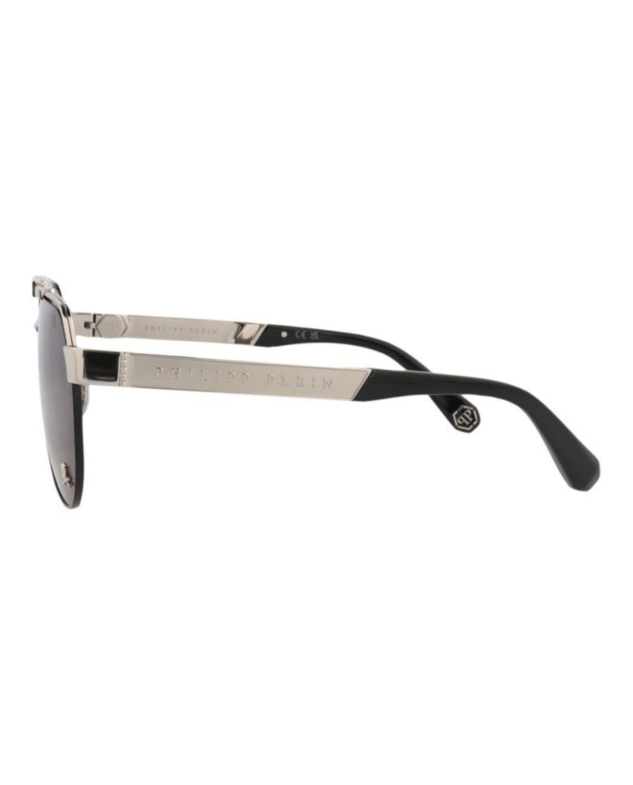 Philipp Plein Aviator-Frame Acetate Sunglasses With Engraved Detailing