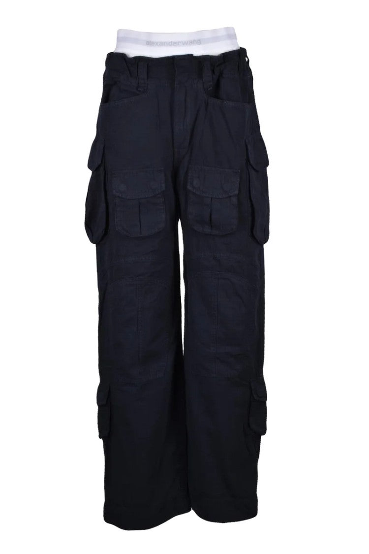 Alexander Wang Comfort Cargo Trousers - Blue