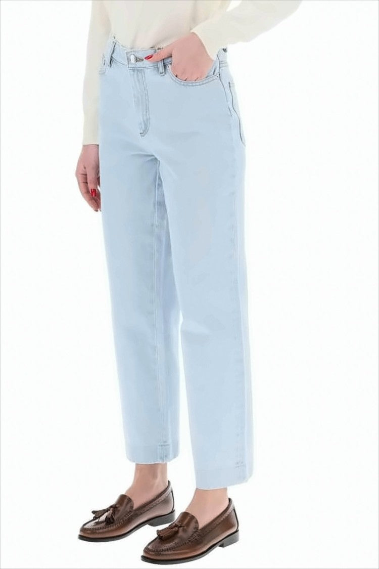 A.P.C. Light-Wash Cropped Denim Pants