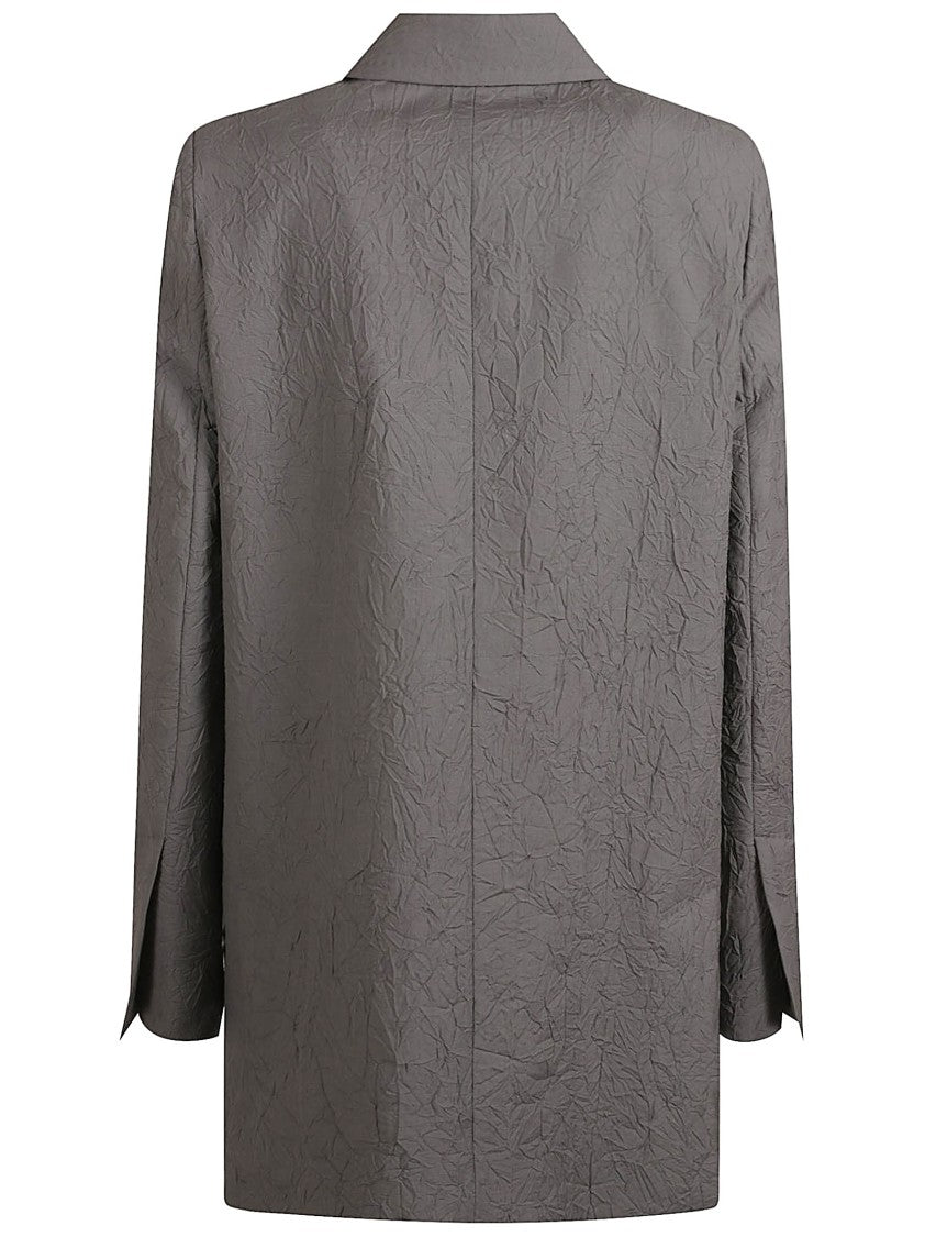 Max Mara Structured Double-Breasted Jacket With Notched Lapels