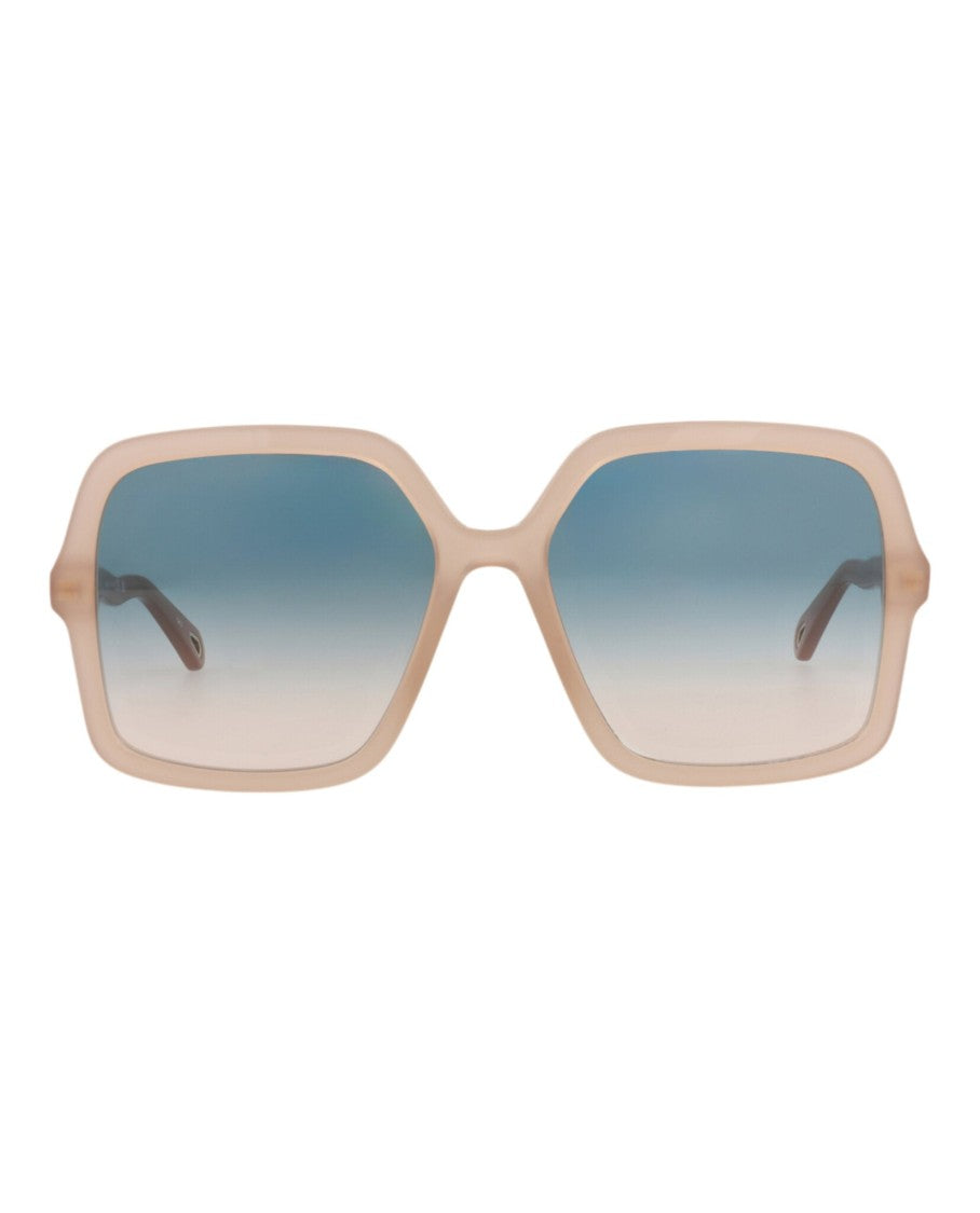 Chloé Square-Frame Bio Acetate Sunglasses