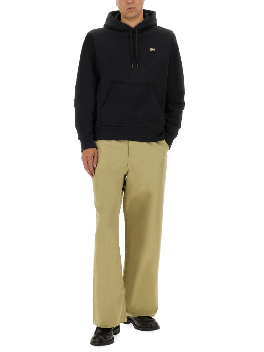 Burberry Classic Black Hoodie With Kangaroo Pocket