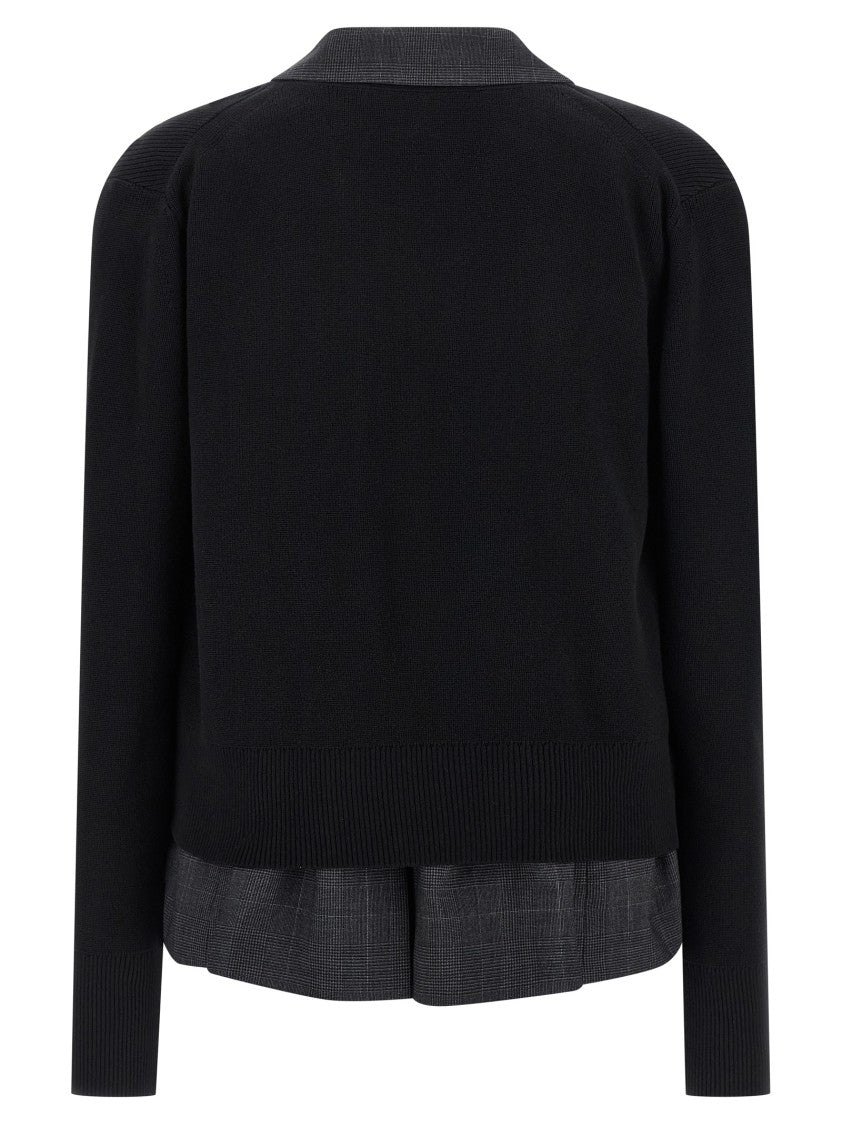 Sacai Double Layer Cardigan