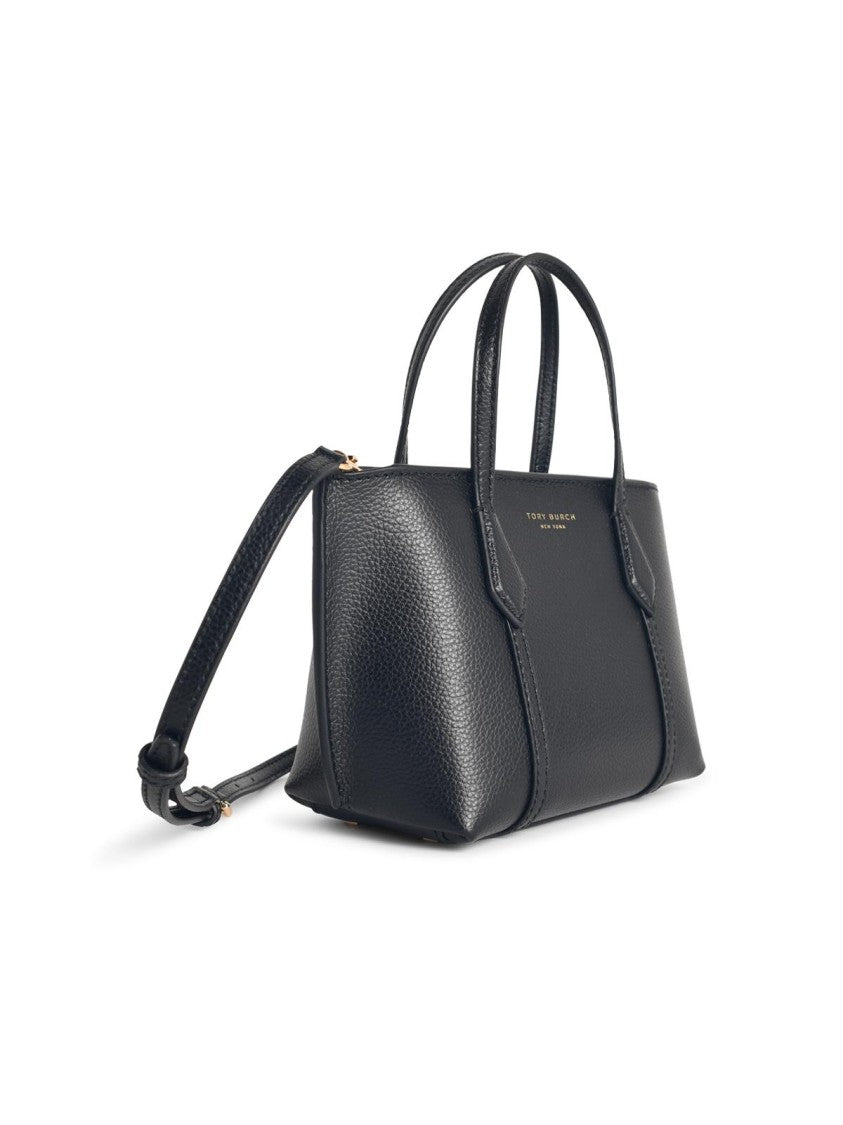 Tory Burch 'Perry' Black Leather Bag