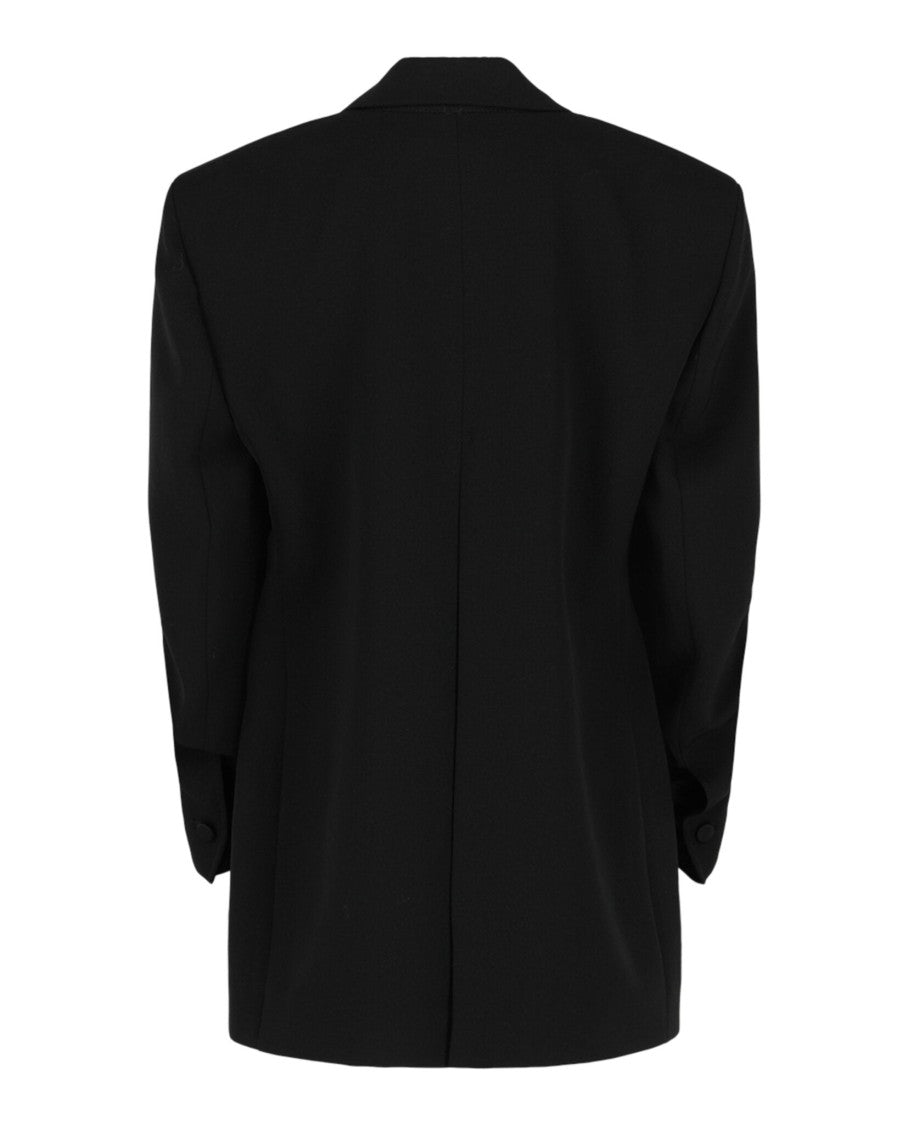 Givenchy Pleated Single-Breasted Blazer