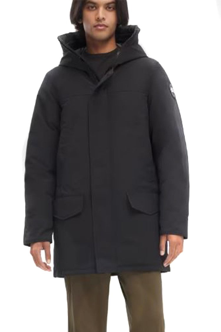 Canada Goose Black Polyester-Cotton Blend Parka